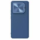 For Xiaomi 14 NILLKIN Black Mirror Prop CD Texture Mirror MagSafe Magnetic Phone Case(Blue) - 1