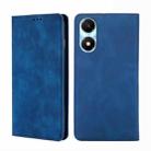 For Honor X5 Plus 4G / Play 40C Skin Feel Magnetic Leather Phone Case(Blue) - 1