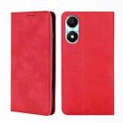 For Honor X5 Plus 4G / Play 40C Skin Feel Magnetic Leather Phone Case(Red) - 1