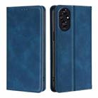 For Honor 200 5G Skin Feel Magnetic Leather Phone Case(Blue) - 1