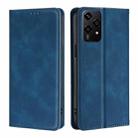 For Honor 200 Lite 5G Global Skin Feel Magnetic Leather Phone Case(Blue) - 1