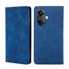 For OnePlus Nord CE3 5G Skin Feel Magnetic Leather Phone Case(Blue) - 1