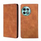 For OnePlus Ace 2 Pro Skin Feel Magnetic Leather Phone Case(Light Brown) - 1