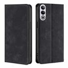 For OnePlus Ace 3V 5G Skin Feel Magnetic Leather Phone Case(Black) - 1