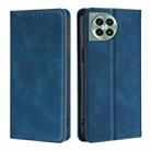 For OnePlus Ace 3 Pro 5G Skin Feel Magnetic Leather Phone Case(Blue) - 1