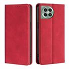 For OnePlus Ace 3 Pro 5G Skin Feel Magnetic Leather Phone Case(Red) - 1