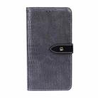 For Xiaomi Redmi 9A idewei Crocodile Texture Horizontal Flip Leather Case with Holder & Card Slots & Wallet(Grey) - 2