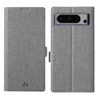 For Google Pixel 8 Pro ViLi K Series Shockproof Magnetic Flip Leather Phone Case(Grey) - 1