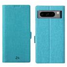 For Google Pixel 8 Pro ViLi K Series Shockproof Magnetic Flip Leather Phone Case(Blue) - 1