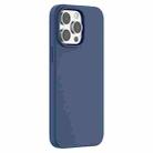 For iPhone 15 Pro Max Mutural Yuemu Series Liquid Silicone Phone Case(Dark Blue) - 1