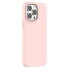 For iPhone 15 Pro Max Mutural Yuemu Series Liquid Silicone Phone Case(Pink) - 1