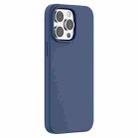 For iPhone 15 Pro Mutural Yuemu Series Liquid Silicone Phone Case(Dark Blue) - 1