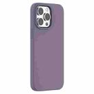 For iPhone 15 Pro Mutural Yuemu Series Liquid Silicone Phone Case(Purple) - 1