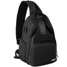 Cwatcun D17 Camera Shoulder Crossbody Backpack(Black) - 2