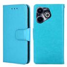 For Infinix Hot 40i Crystal Texture Leather Phone Case(Sky Blue) - 1