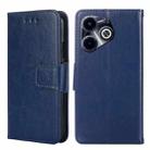 For Infinix Hot 40i Crystal Texture Leather Phone Case(Royal Blue) - 1