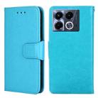 For Infinix Note 40 5G Crystal Texture Leather Phone Case(Sky Blue) - 1