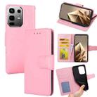 For Infinix Note 50 4G Crystal Texture Leather Phone Case(Pink) - 1