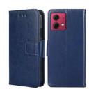 For Motorola Moto G84 5G Crystal Texture Leather Phone Case(Royal Blue) - 1