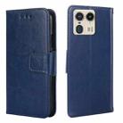 For Motorola Edge 50 Ultra Crystal Texture Leather Phone Case(Royal Blue) - 1