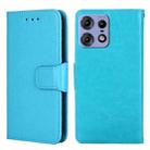 For Motorola Edge 50 Pro 5G Crystal Texture Leather Phone Case(Sky Blue) - 1