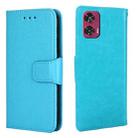 For Motorola Edge 50 Fusion 5G Crystal Texture Leather Phone Case(Sky Blue) - 1