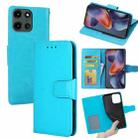 For Motorola Moto G 5G 2025 Crystal Texture Leather Phone Case(Sky Blue) - 1