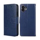 For Nothing Phone 2 Crystal Texture Leather Phone Case(Royal Blue) - 1