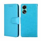 For OPPO A78 4G Crystal Texture Leather Phone Case(Sky Blue) - 1