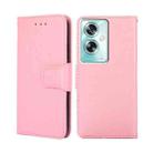 For OPPO A79 5G Crystal Texture Leather Phone Case(Pink) - 1