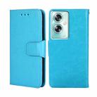 For OPPO A79 5G Crystal Texture Leather Phone Case(Sky Blue) - 1