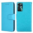 For OPPO Reno11 F 5G Crystal Texture Leather Phone Case(Sky Blue) - 1