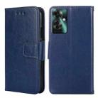 For OPPO Reno11 F 5G Crystal Texture Leather Phone Case(Royal Blue) - 1