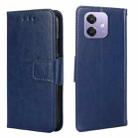 For OPPO A3 5G India Crystal Texture Leather Phone Case(Royal Blue) - 1