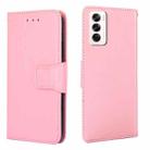 For OPPO Reno12 5G Global Crystal Texture Leather Phone Case(Pink) - 1