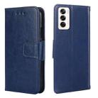 For OPPO Reno12 5G Global Crystal Texture Leather Phone Case(Royal Blue) - 1