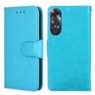 For OPPO A60 4G Global Crystal Texture Leather Phone Case(Sky Blue) - 1