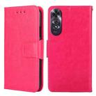 For OPPO A60 4G Global Crystal Texture Leather Phone Case(Rose Red) - 1