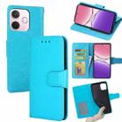 For OPPO A5 Pro 5G Global Crystal Texture Leather Phone Case(Sky Blue) - 1