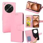 For OPPO Find X8 Ultra 5G Crystal Texture Leather Phone Case(Pink) - 1
