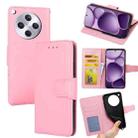 For OPPO Find X8s+ 5G Crystal Texture Leather Phone Case(Pink) - 1