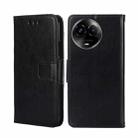 For Realme 11 5G Global Crystal Texture Leather Phone Case(Black) - 1