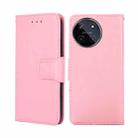 For Realme 11 4G Crystal Texture Leather Phone Case(Pink) - 1