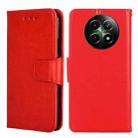 For Realme 12 5G Crystal Texture Leather Phone Case(Red) - 1