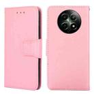 For Realme 12 5G Crystal Texture Leather Phone Case(Pink) - 1