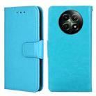 For Realme 12 5G Crystal Texture Leather Phone Case(Sky Blue) - 1