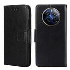 For Realme 12 Pro 5G Crystal Texture Leather Phone Case(Black) - 1