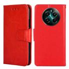 For Realme 12+ 5G Crystal Texture Leather Phone Case(Red) - 1