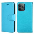 For Realme GT Neo6 SE Crystal Texture Leather Phone Case(Sky Blue) - 1