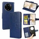 For Realme 14 Pro 5G Global Crystal Texture Leather Phone Case(Royal Blue) - 1